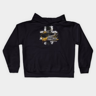 Messerschmitt bf 109 luftwaffe aircraft fighter plane Kids Hoodie